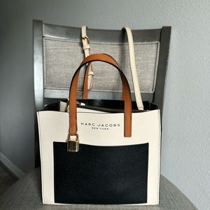 Authentic Marc Jacobs Mini Grind Tote in Sandshell Multi **PREOWNED**